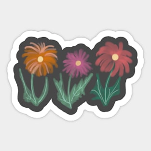 Watercolor Trio Sticker